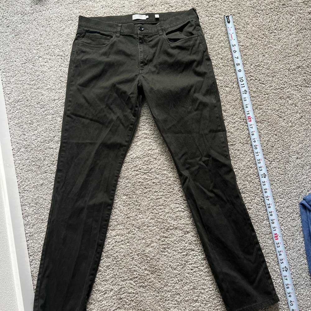 VINCE Pant Stretch Knit black Size 34 RN 106730